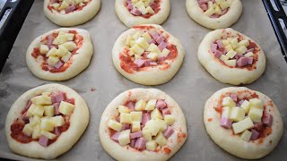 Mini pizza/ pufoasa si delicioasa