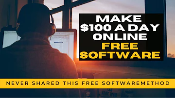 MAKE $100 A Day Online Using FREE SOFTWARE, Affiliate Marketing ClickBank, Free Traffic
