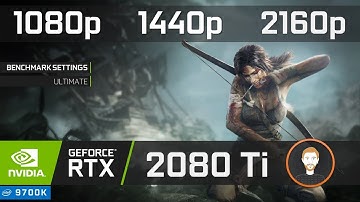 Tomb Raider (2013) | RTX 2080 Ti + i7 9700K | Gameplay Benchmark @ 1080p vs 1440p (2K) vs 2160p (4K)