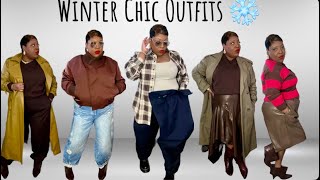 5 Chic Winter Outfits I actually Wear| Neutral & Monochrome Style.