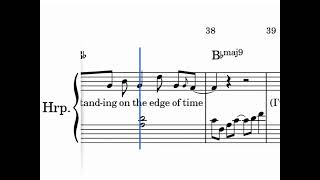 Barry Manilow Mandy (Harp Solo) Notes Music