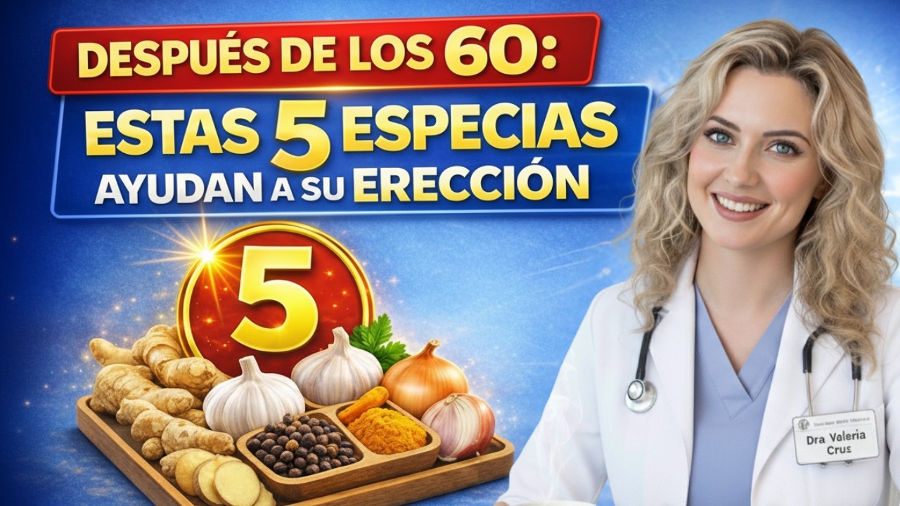 Uróloga revela 5 especias de cocina que apoyan la erección después de los 60 | salud masculina.