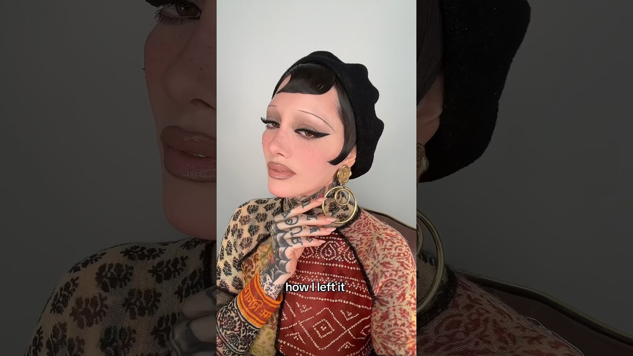 6 second makeup actually took me 2 hours 😝 thanks leilani green on tt for the trend!