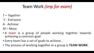 VHSE class 11 Employability unit 2 Self Management Skills