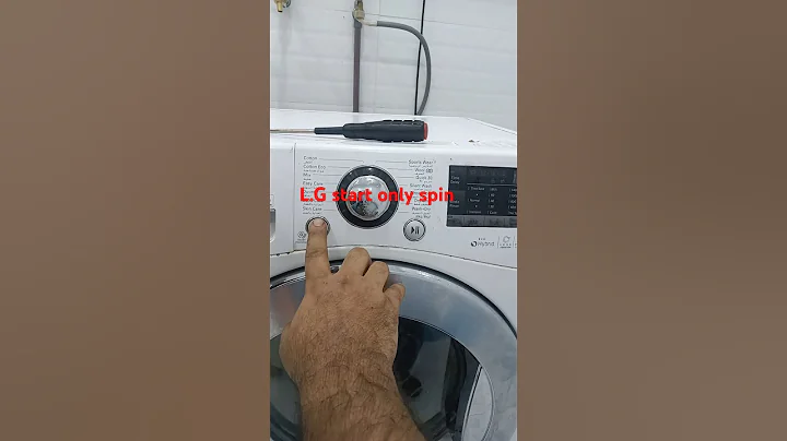 L.G washing machine only spin testing
