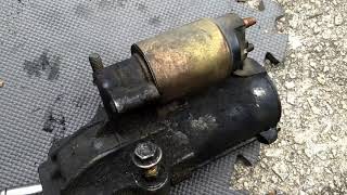 Changing a Starter on a 2006 Ford Escape Mercury Mariner