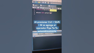 TRUCO en RStudio: Shortcut del operador Pipe. Lo conocías?🤔 #hack #shortcut #rstudio #programacion