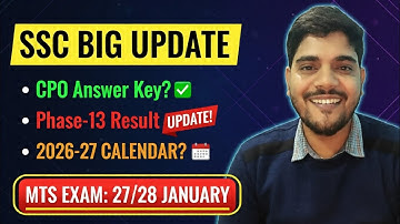 SSC CPO ANSWER KEY? || PHASE-XIII RESULT UPDATE #ssccgl2025 #sscmahwal #Eduquity 