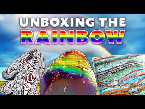 Rainbow Gems | Unboxing Colorful Gemstones