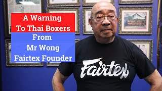 Warning To All Thai Boxers