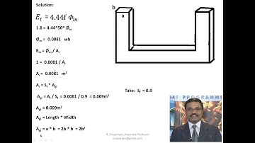 Transformer Core Design Problems ( Part-1 )