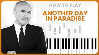 How To Play Another Day In Paradise By Phil Collins On Piano  Piano Tutorial (Part 1)