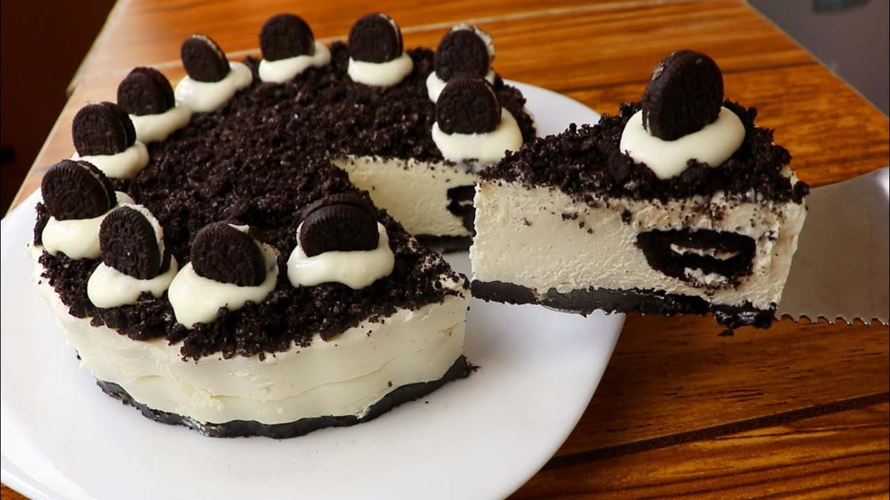Tarta de GALLETAS RELLENA/ tarta de OREO Y PHILADELPHIA sin horno YouTube Tarta de GALLETAS RELLENA/ tarta de OREO Y PHILADELPHIA sin horno YouTube