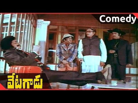 Vetagadu Movie || NTR, Sridevi Hilarious Comedy Scene|| NTR, Sridevi