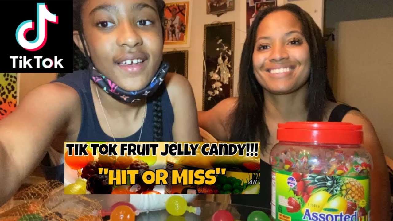 TIK TOK FRUIT JELLY CANDY “HIT OR MISS” - YouTube