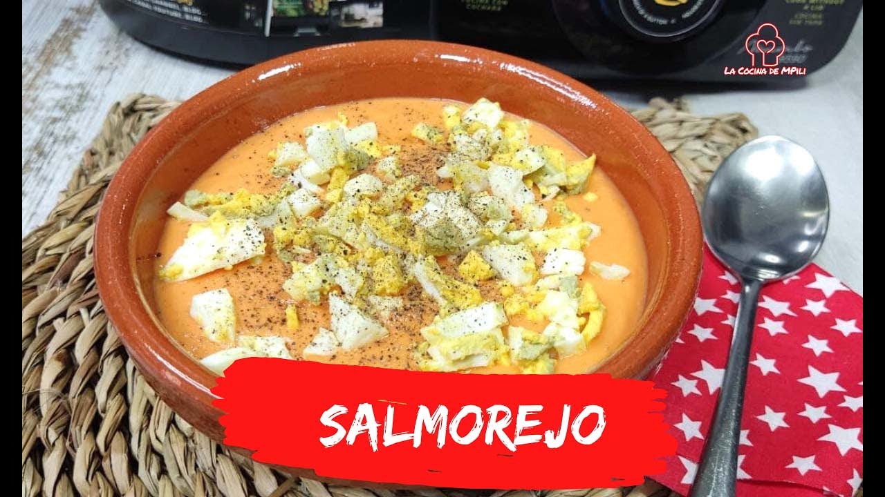 💚 SALMOREJO en robot de cocina MAMBO Y MYCOOK TOUCH 🍅