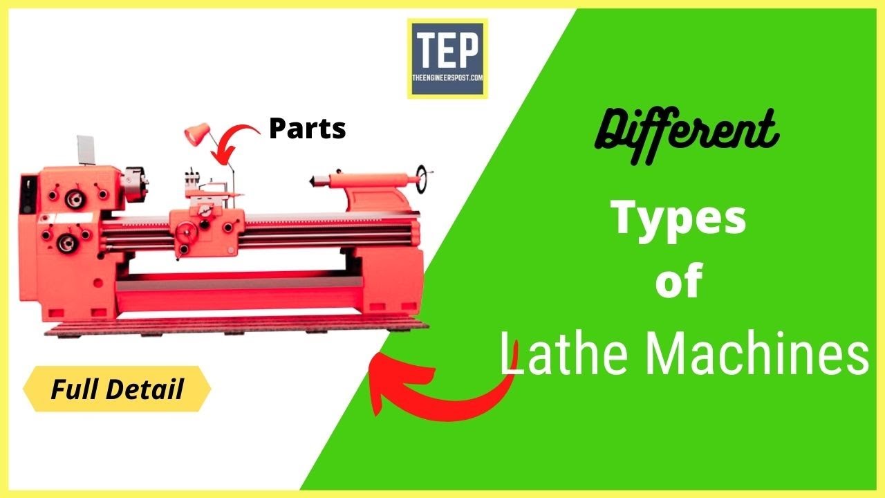 Lathe Machine Parts Function Working Operations And Types Of Lathe