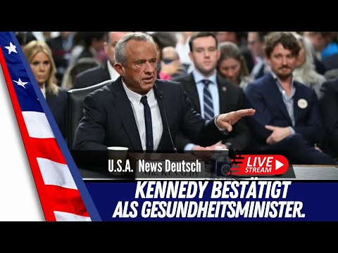 , LIVE Bestätigungs-Anhörung von Robert F. Kennedy Jr. zum Gesundheitsminister der USA