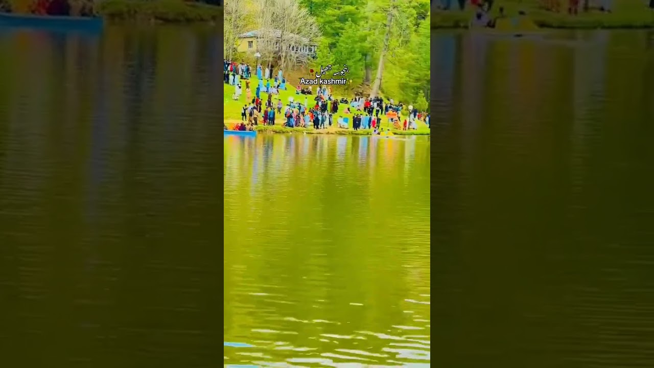 Beautiful view of banjosa lake Azad Kashmir...