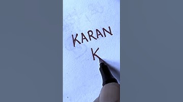 Karan name logo 💥 your comment name