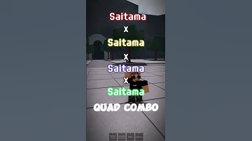 Saitama Quad Combo | The Strongest Battlegrounds