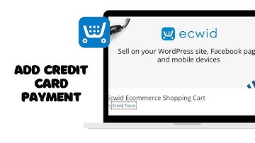 How to Add Credit Card Payment in Ecwid Store (2025)