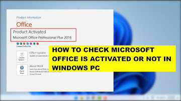 How to Check Your Microsoft Office is Activated or Not in Windows 11