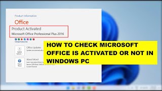 How to Check Your Microsoft Office is Activated or Not in Windows 11 screenshot 3