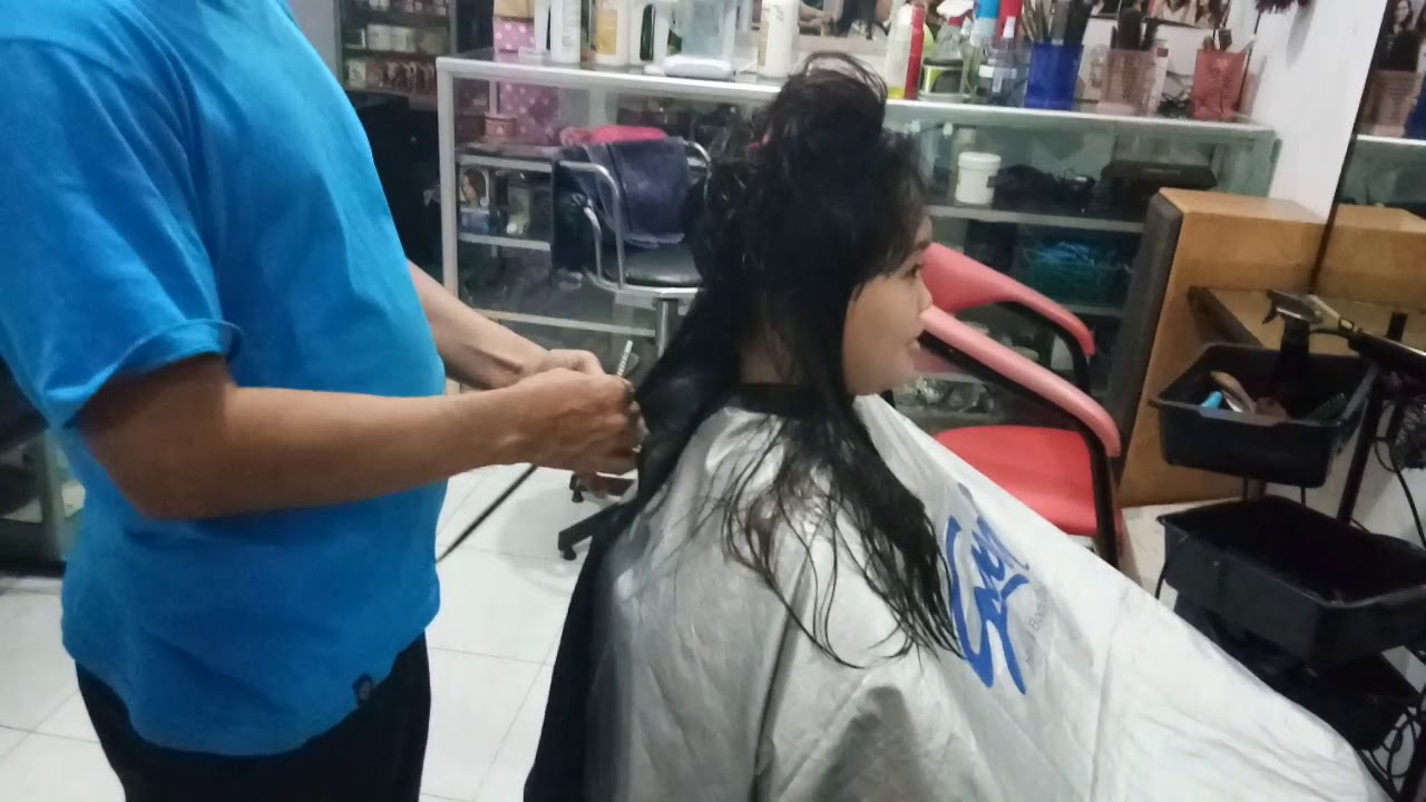  Rambut panjang wajah bulat dipotong pendek lihat hasilnya 