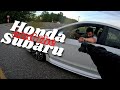 Ripping up Frenchmans Honda and Subi style