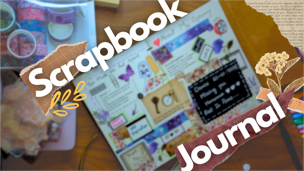 Scrapbook​ journal #scrapbook  Video published by Lady_Esmerald