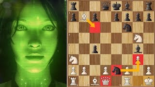 Crazy Queen Sacrifice Against AI Leela Chess Zero