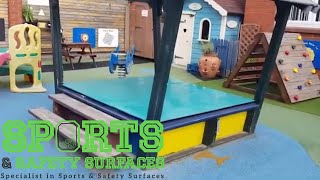 Wetpour Surface Installation in Carlisle, Wales | Wetpour Installation Near Me by Sports And Safety Surfaces 141 views 2 years ago 2 minutes, 24 seconds
