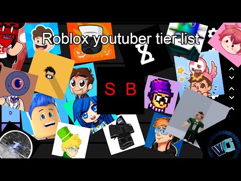 Roblox Youtubers Tier List Youtube - all roblox youtubers tier list