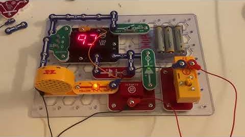 Snap Circuits Skill Builder Gamify: Random Funky Siren and Lights