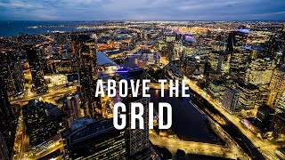 Above the Grid | Aerial + Timelapse | Melbourne CBD, Australia 4K