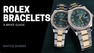 Rolex Bracelets Guide: Every Type of Rolex Bracelet | SwissWatchExpo [Rolex Watches]