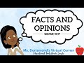  facts and opinions for kids  what are they  reading and writing comprehension