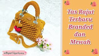 Tutorial Tas Rajut Motif Bubble (Gelembung) || Tas Rajut Pesta Kotak Part.1