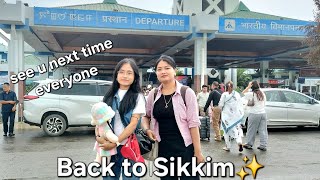 Going back to Sikkim ✨️bye 👋 Manipur 😢