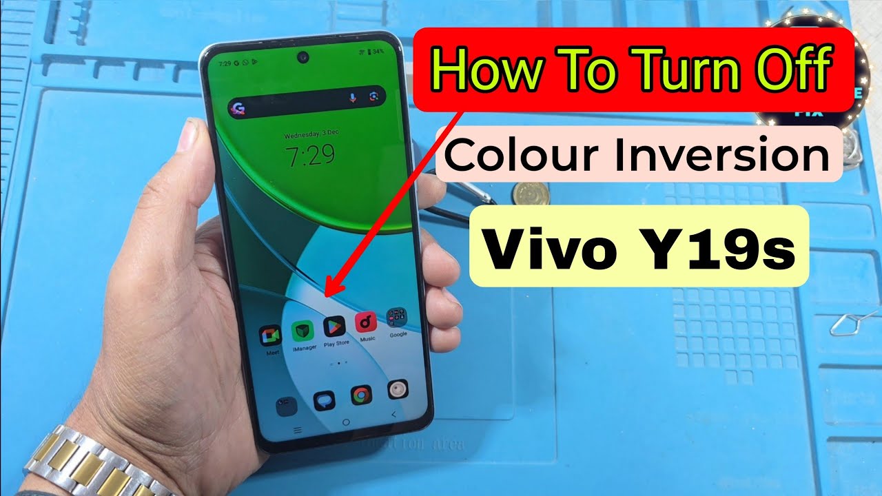 How to Turn Off Colour Inversion in Vivo Y19s | Vivo Y19s color inversion off kaise kare