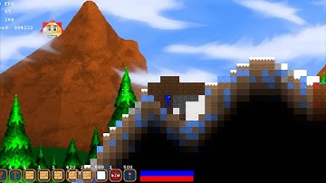 Terraria clone in java || TritonForge Indie Game Video demo