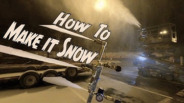DIY Snow Machine - How to Make Snow
