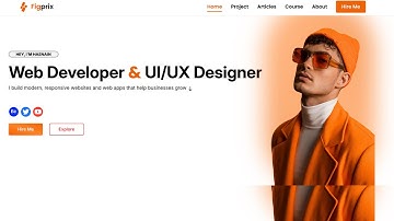 How to Create a Simple & Responsive Hero Section  HTML & CSS