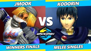 Wavedash 2023 Winners Finals - Jmook (Sheik) Vs. KoDoRiN (Marth) Smash Melee - SSBM