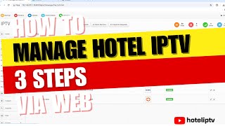 how to use iptv middleware  to manage hotel live channels and vod