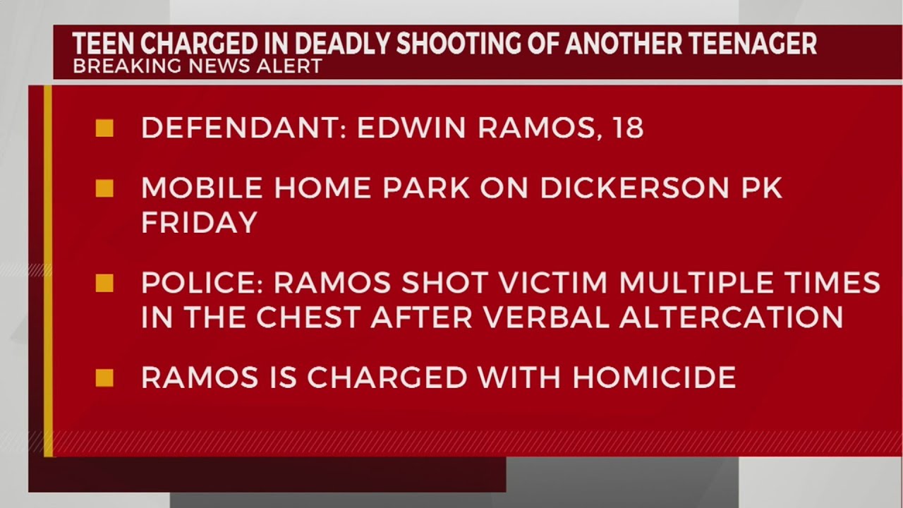Teen charged in deadly shooting of another teenager - YouTube