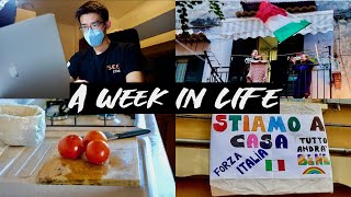 A week in life of a quarantined student in Italy (Coronavirus): a Pentameron
