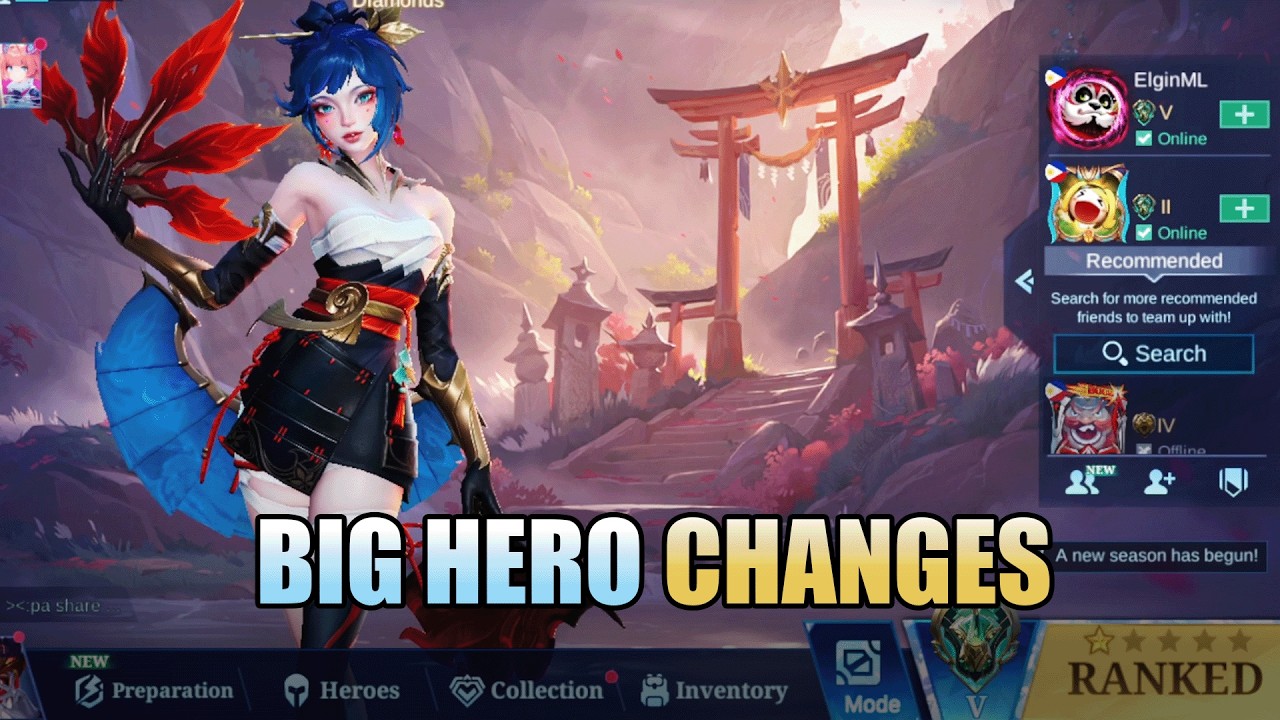 Advance Server Patch: Kaja, Ruby, Zhuxin, Ling Buffed
