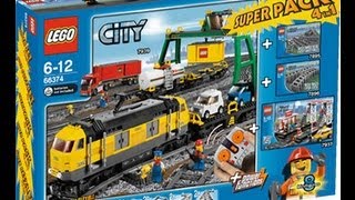 LEGO CITY TRAIN SET superpack 66405 - YouTube